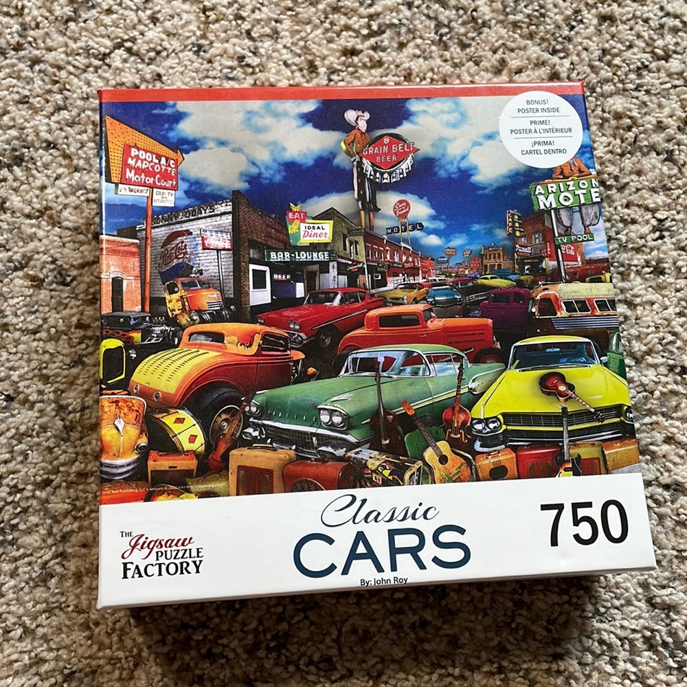 Vintage car puzzle